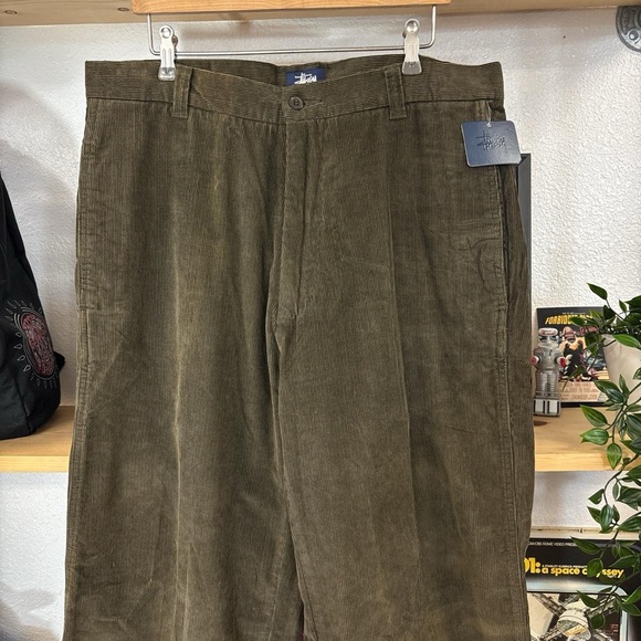 Vintage StussyOlive Corduroy Men's Pants
